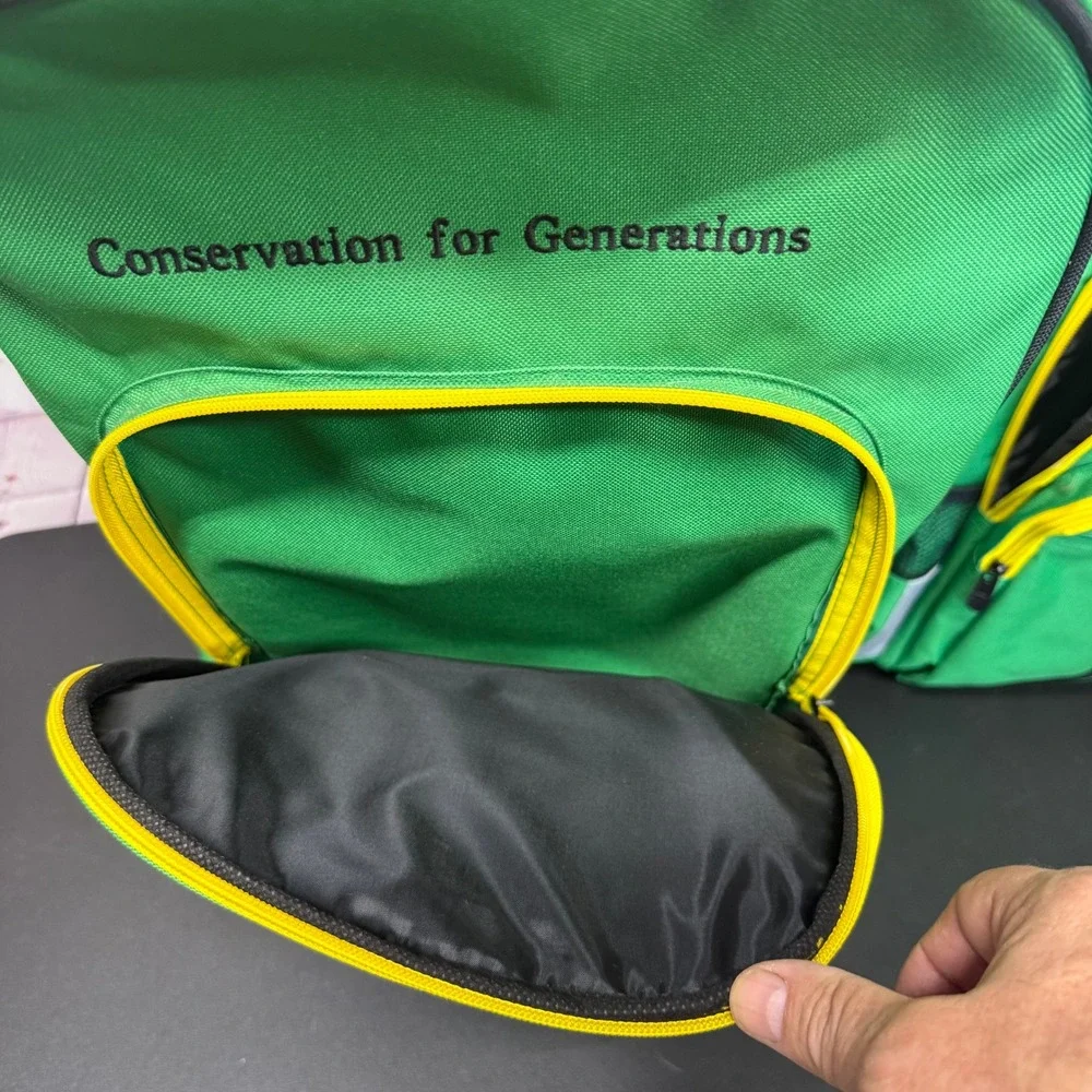 Ducks Unlimited Green Wing Rolling Suitcase and Backpack Set Green Yellow